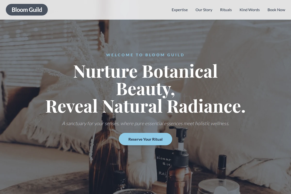 Soft Aromatherapy Wellness Parlor