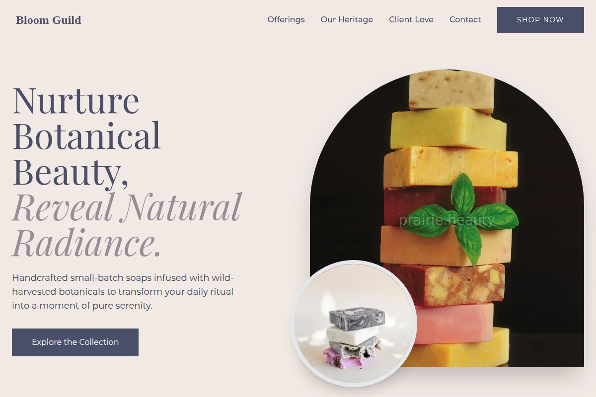 Wildflower Handmade Soap